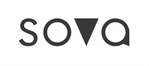 SOVA large black transparent logo
